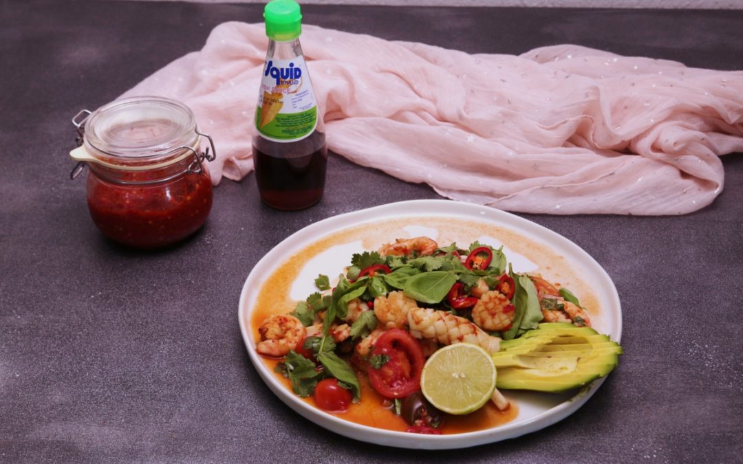 4124 Sweet and Sticky Seafood Salad Recipe - My Market Kitchen