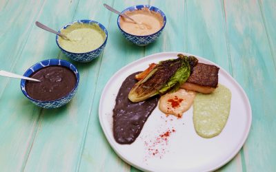 Baked Salmon Tahini 3 Ways