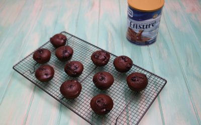 Chocolate and Blueberry Muffins