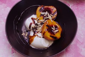 4146 Grilled Peaches with Yoghurt - Header Recipe - My Market Kitchen