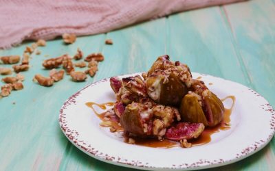 Walnut Stuffed Figs and Cheats Salted Caramel