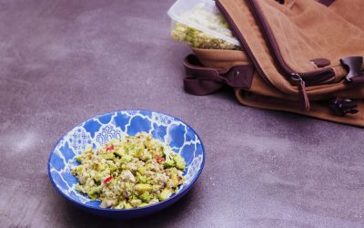 Shredded Broccoli & Roast Chicken Salad