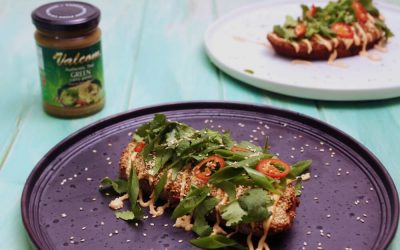 Green Curry Prawn Toast