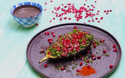 Deconstructred Baba Ganoush