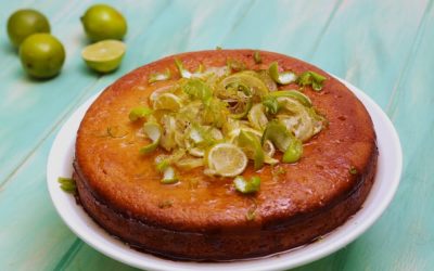 Lime and Yoghurt Syrup Cake