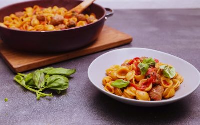 Smokey Chorizo and Capsicum Pasta