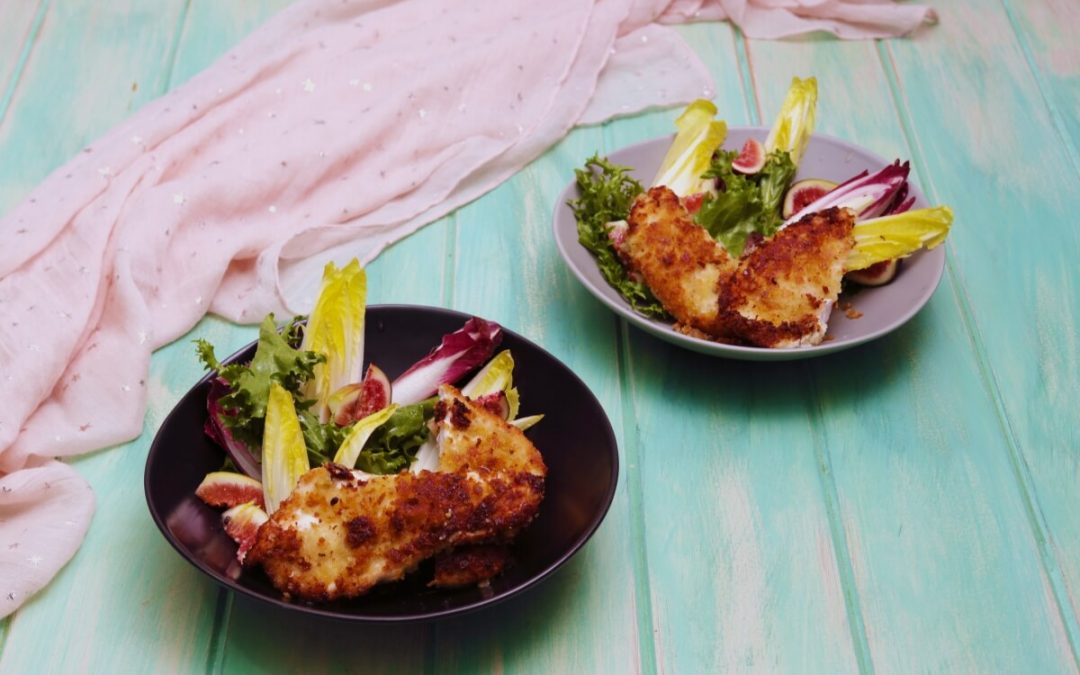 Garlic Crusted Chicken and Witlof Salad