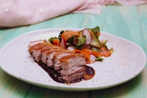 4255 Crispy Pork Belly with Ribbon Salad Recipe - My Market Kitchen