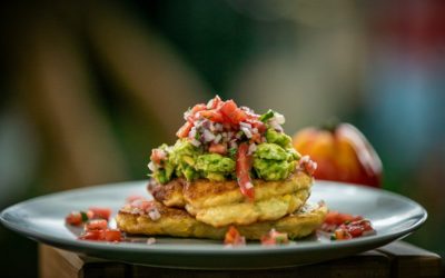 Corn and Coriander Hot Cakes