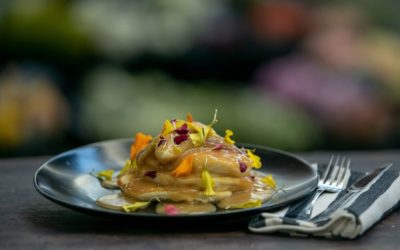 Ricotta Pancakes With Coconut Caramel