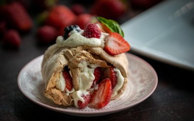 Toasted Marshmallow Pavlova