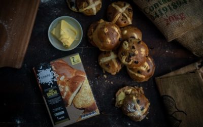 Hot Cross Brioche Buns