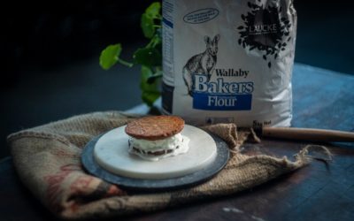Anzac Biscuit Ice Cream Sandwich