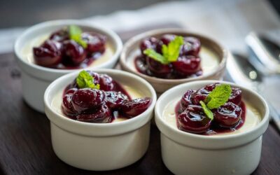Poached Cherries