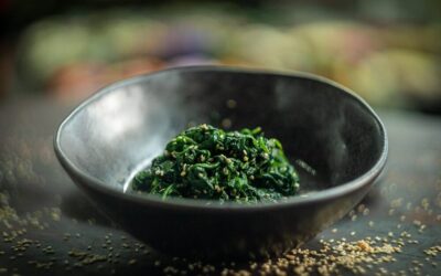 Cold Spinach with Toasted Sesame Seeds