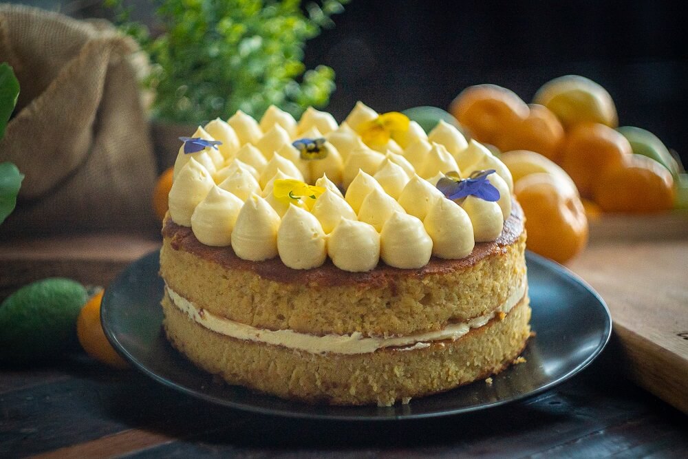 5199 Flourless Orange Cake with Lemon Buttercream - FEATURE