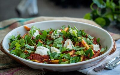 Slow Cooked Yellow Beans with Feta
