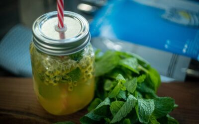 Passionfruit and Lime Soda