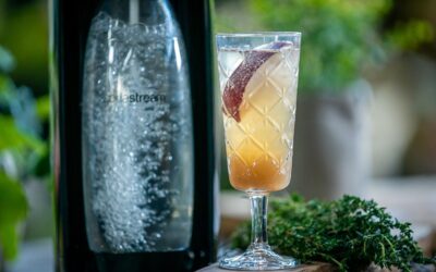 Home Made Peaches and Thyme Syrup