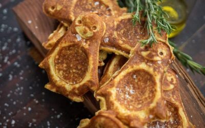 Potato and Rosemary Waffles