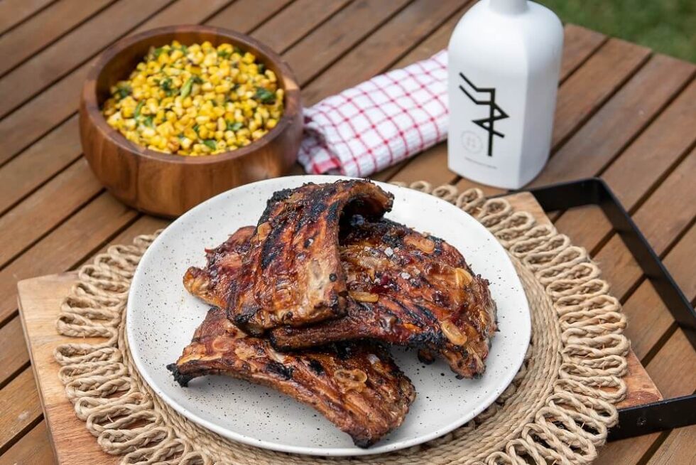 Baby Back Ribs with BBQ Corn Salad My Market Kitchen