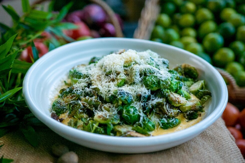 Deep Fried Brussel Sprouts with Parmesan Custard My Market Kitchen