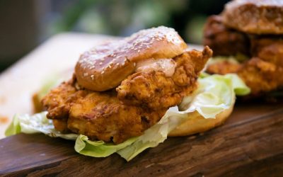 Mike’s Filthy Fried Chicken Burger