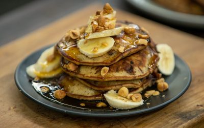 Choc Banana Pancakes