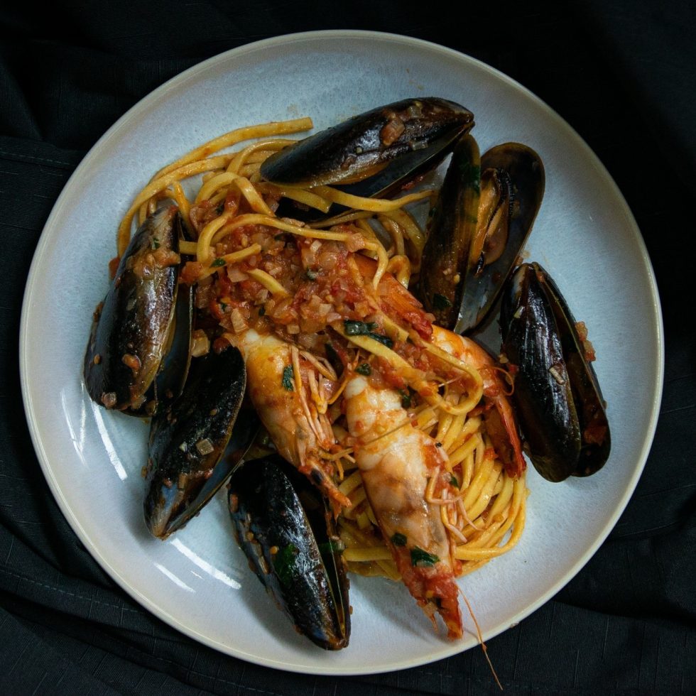 Prawn &amp; Mussel Linguine | My Market Kitchen
