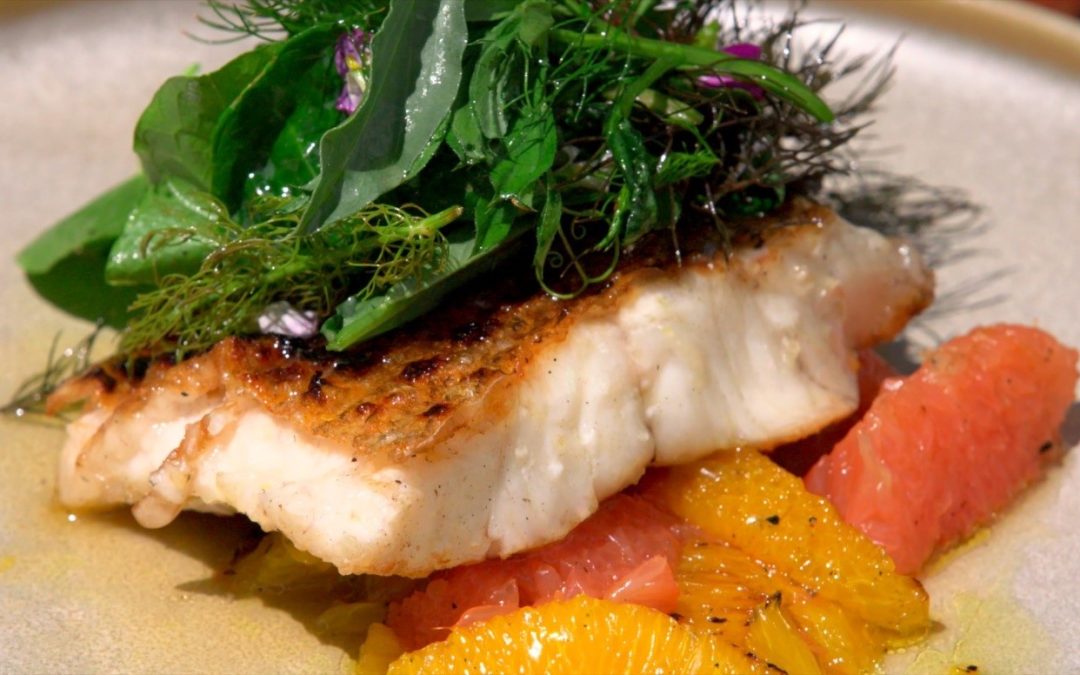 Open Fire Murray Cod with Charred Citrus Salsa