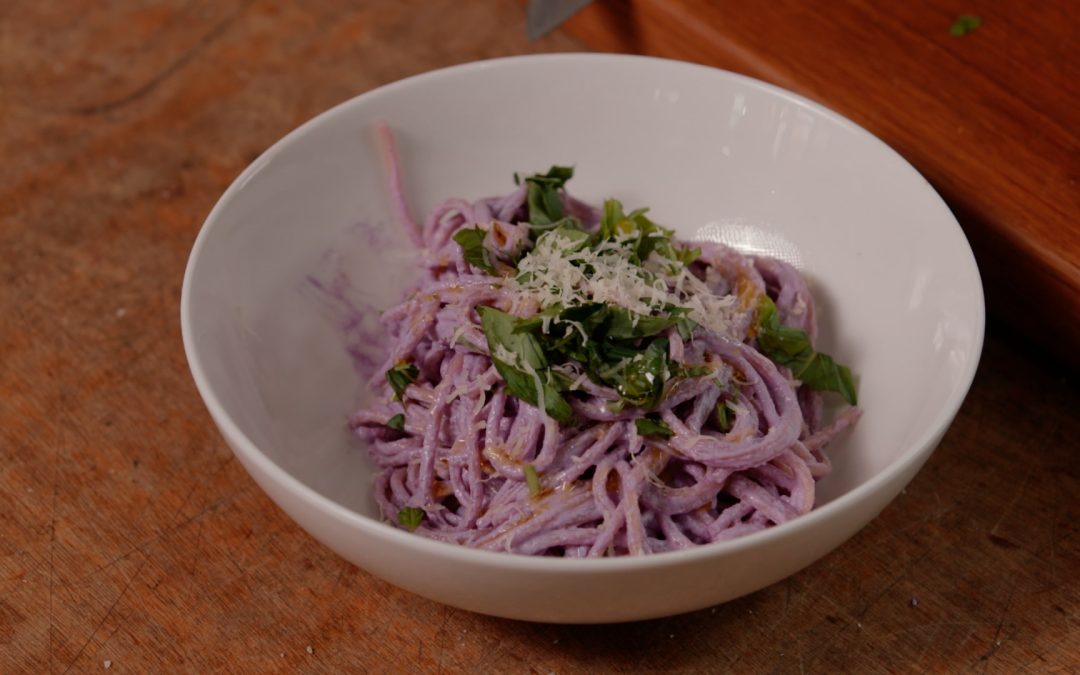 Purple Pasta Pesto