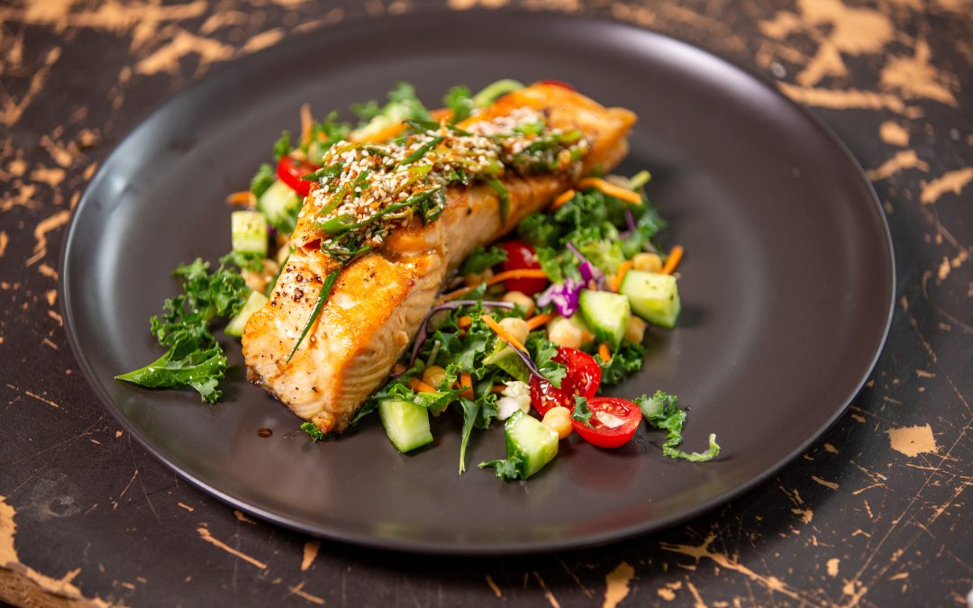 Salmon with a Zingy Ginger Sauce