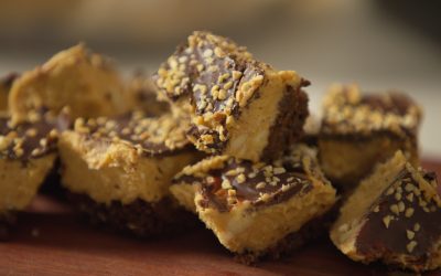 No-Bake Chocolate & Peanut Butter Pie