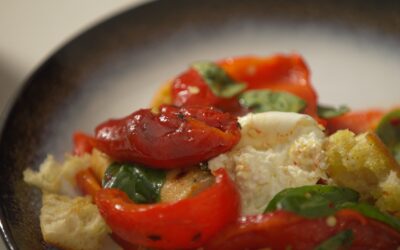 Grilled Marinated Peppers