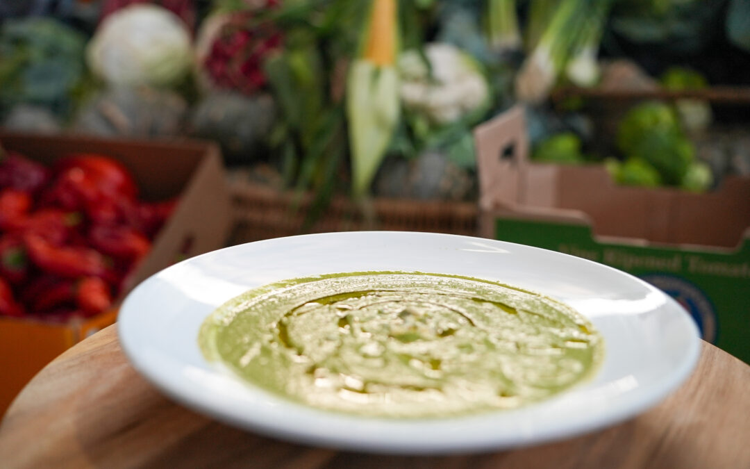 Brassica and Blue Cheese Soup