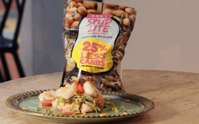 Prawn and Potato Stack