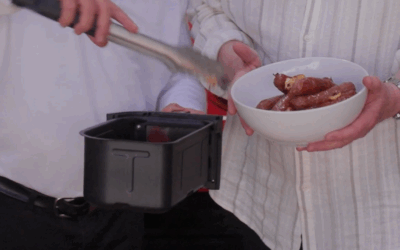 Sausages with Roasted Potatoes and Lemon